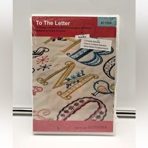 New Bernina To The Letter 41 Designs Created Exclusively for Bernina (#21004)